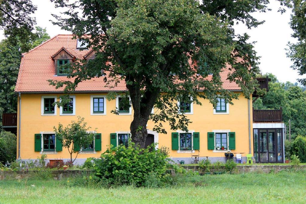 Traumhaftes Elb-Chalet Dresden Exterior foto